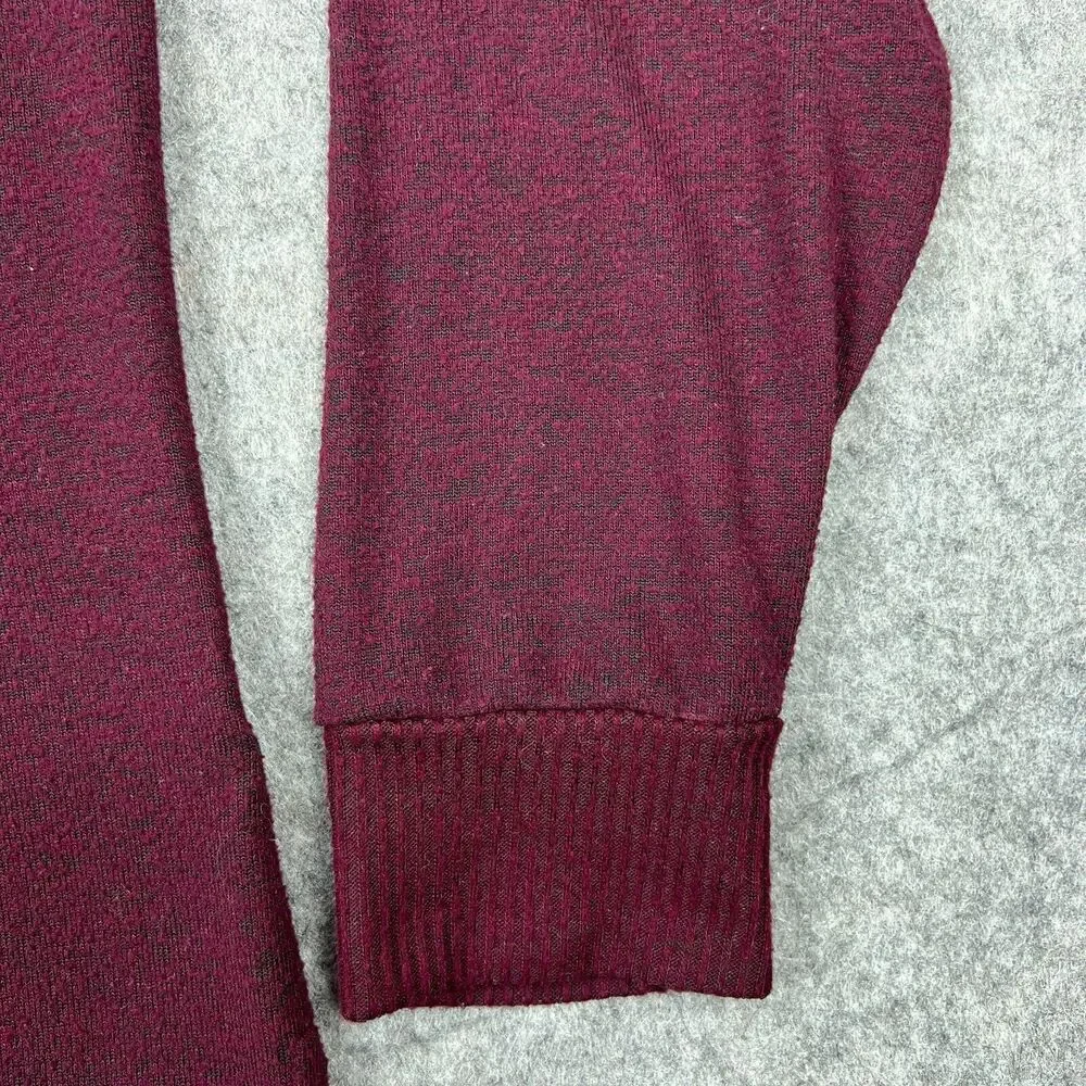 Lucky Brand Sweater Womens 2X XXL Purple Red Wine Long Sleeve‎ V Neck Pullover